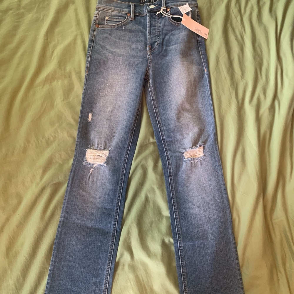 Level 99 Riley high waisted crop Jean